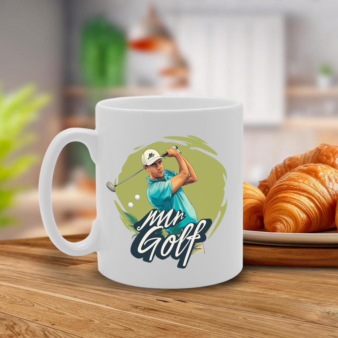 Mr Golf  - Ideal For Golfers And Sports Enthusiasts, 11Oz Ceramic Coffee  For Golf Fans And Club Members Mg5989 - Funny Printed Coffee Mug - Great Gift Idea