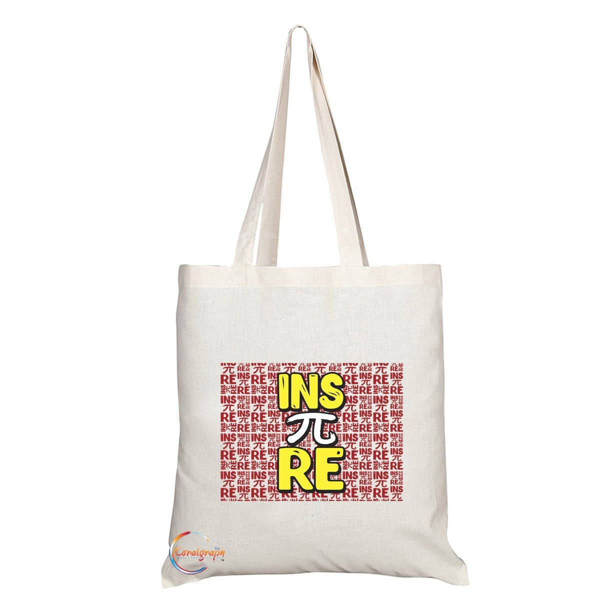 TB146 Mathematically INS Pi RE Novelty Present Gift Printed Eco-Friendly Stylish Long Handled Tote Shoulder Bag