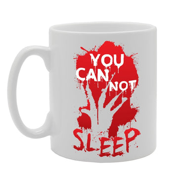 You Can Not Sleep   Printed Tea Coffee Ceramic  Mg2821 - Funny Printed Coffee Mug - Great Gift Idea