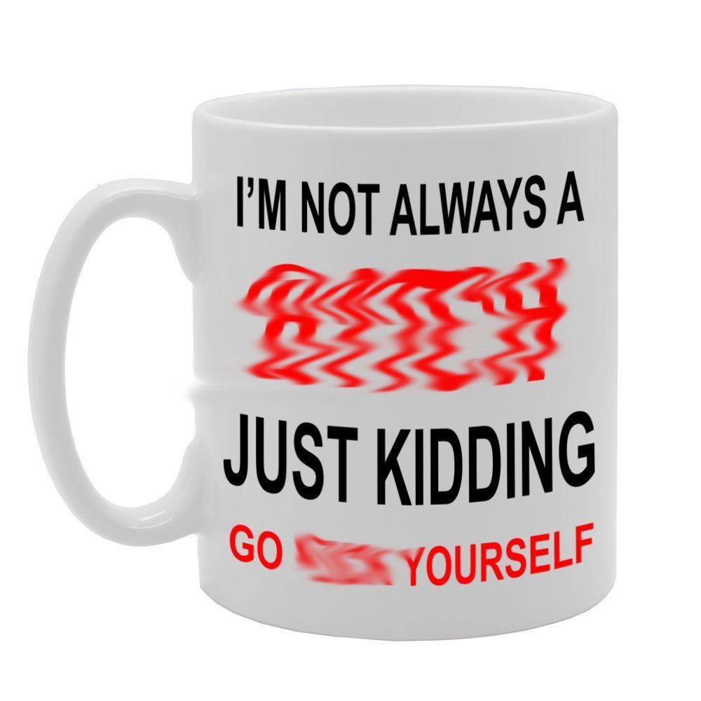Bitch Alert : Don'T Talk To Me Until This  Is Empty!   Printed Tea Coffee Ceramic  Mg100 - Funny Printed Coffee Mug - Great Gift Idea