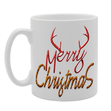 Merry Christmas   Printed Tea Coffee Ceramic  Mg165 - Funny Printed Coffee Mug - Great Gift Idea