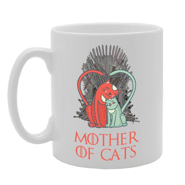 Mother Of Cats   Printed Tea Coffee Ceramic  Mg2254 - Funny Printed Coffee Mug - Great Gift Idea