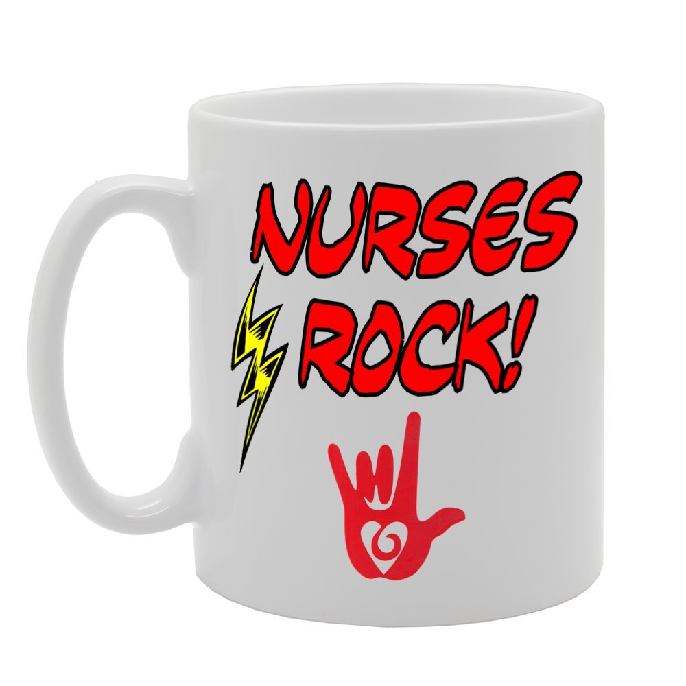 Nurse Rock   Printed Tea Coffee Ceramic  Mg1064 - Funny Printed Coffee Mug - Great Gift Idea