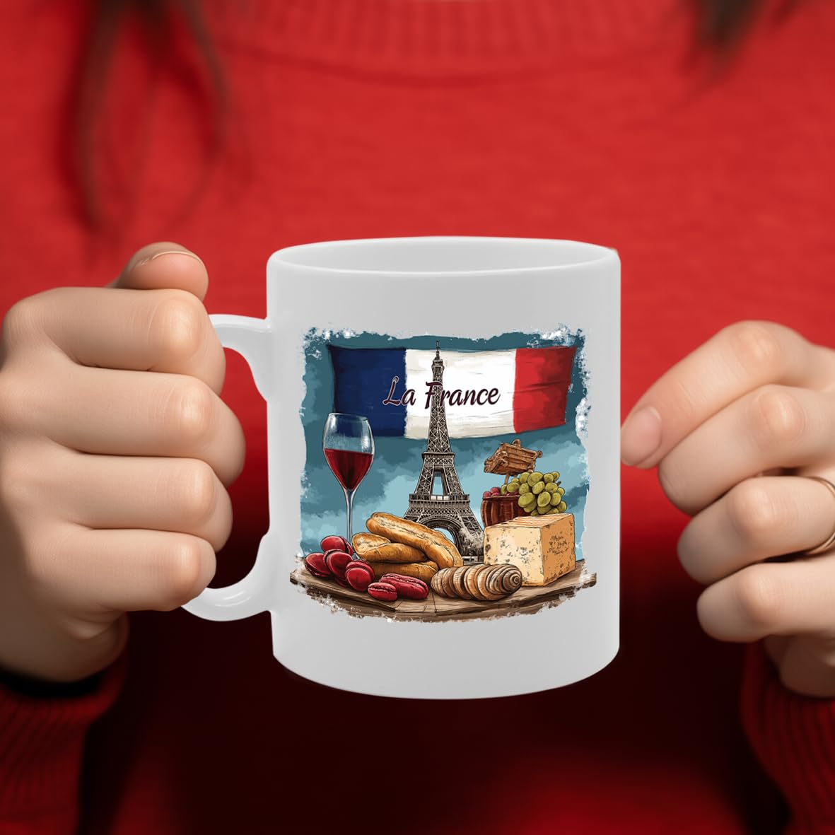 Paris France Themed  Selection (La France 2) - Funny Printed Coffee Mug - Great Gift Idea