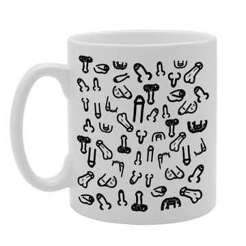 Funny Pen*S D*Ck Illustration   Printed Tea Coffee Ceramic  Mg4665 - Funny Printed Coffee Mug - Great Gift Idea
