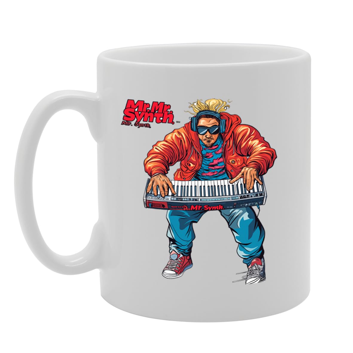 11Oz Ceramic  Mg6576 Featuring Synth – For Synth Players And Music Lovers - Funny Printed Coffee Mug - Great Gift Idea