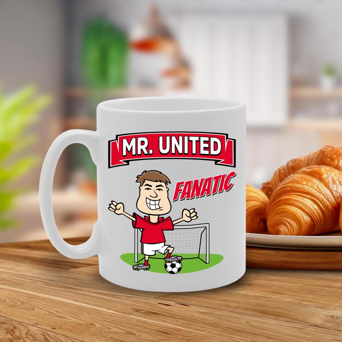 Mr United Fanatic   Printed Tea Coffee Ceramic  Mg5806 - Funny Printed Coffee Mug - Great Gift Idea