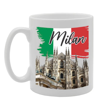 Milan Italy - A   Printed Tea Coffee Ceramic  Mg5697 - Funny Printed Coffee Mug - Great Gift Idea