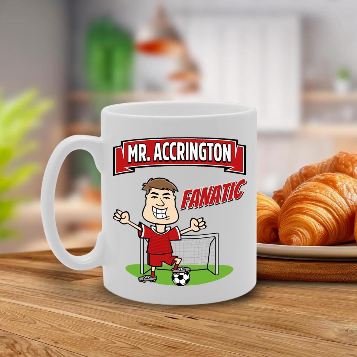 Mr Accrington Fanatic   Printed Tea Coffee Ceramic  Mg5885 - Funny Printed Coffee Mug - Great Gift Idea