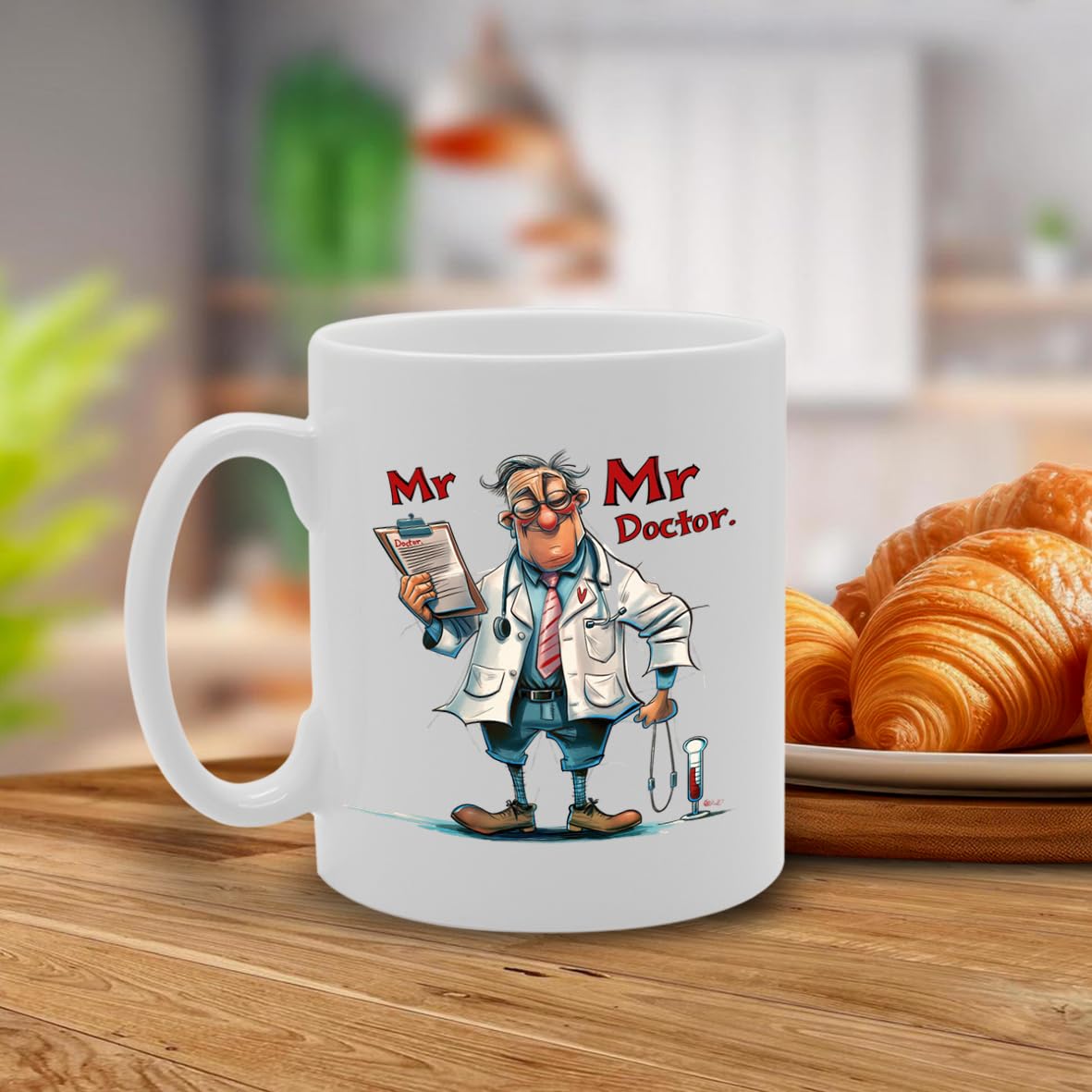 Mr Doctor Ceramic  - Ideal For Medical Professionals, Doctors, And Healthcare Workers - 11Oz Coffee  With Inspirational Design Mg6272 - Funny Printed Coffee Mug - Great Gift Idea