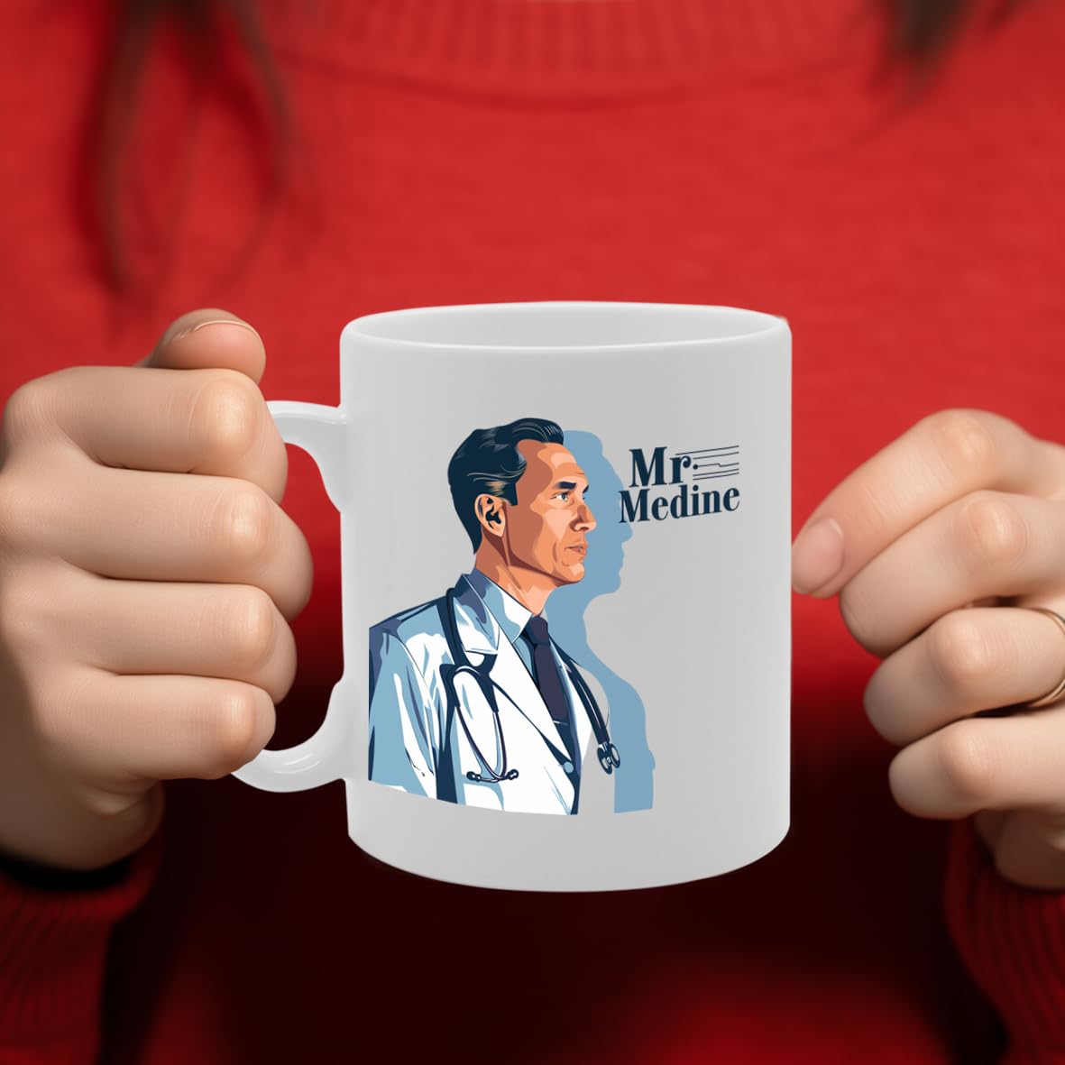 Mr Medicine  - Ideal For Doctors And Healthcare Professionals, 11Oz Ceramic Coffee  For Medical Experts And Health Enthusiasts Mg5965 - Funny Printed Coffee Mug - Great Gift Idea