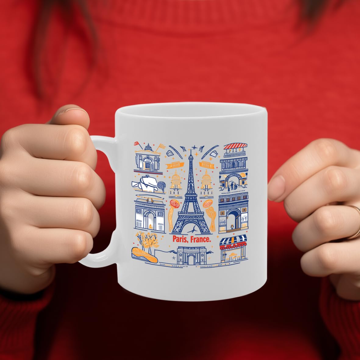 Paris France Themed  Selection (Paris 2) - Funny Printed Coffee Mug - Great Gift Idea