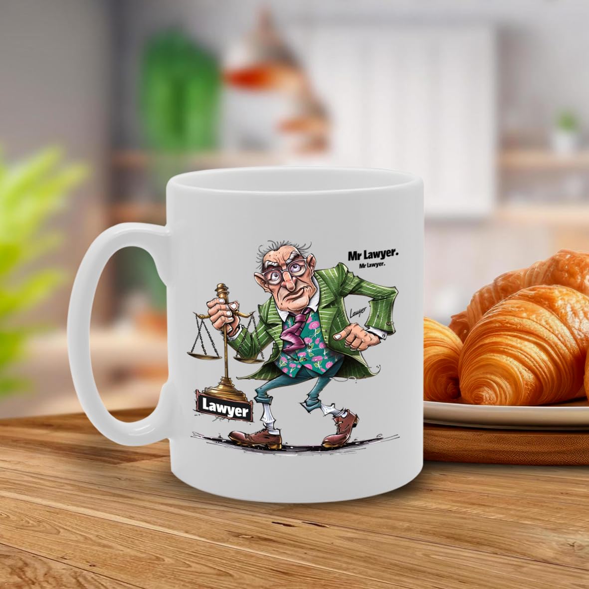 Mr Lawyer  - For Lawyers, Legal Professionals, Law Students, Durable Ceramic, Dishwasher Safe, Premium Print For Daily Use Mg6054 - Funny Printed Coffee Mug - Great Gift Idea