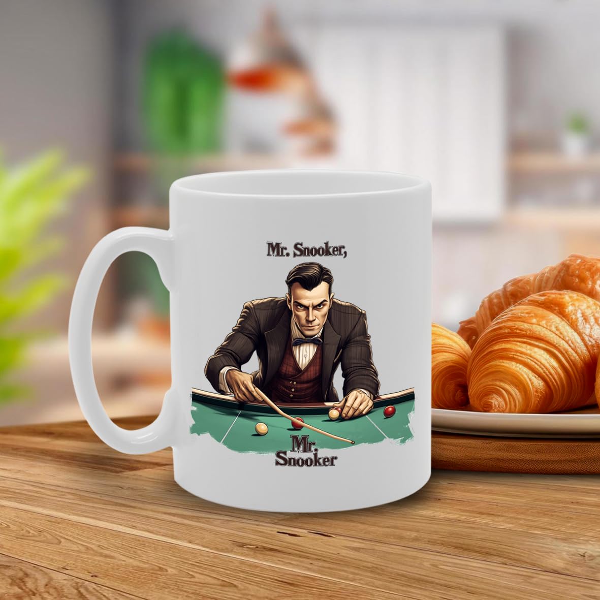 11Oz Ceramic  Featuring Popular Sports Designs From Around The World – Ideal For Sports Fans And Enthusiasts (Snooker Mg6571) - Funny Printed Coffee Mug - Great Gift Idea