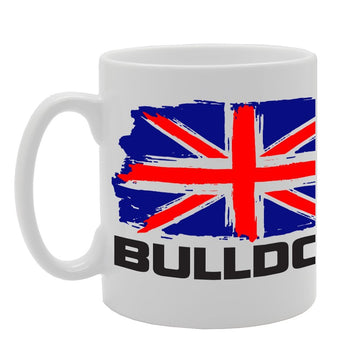 Uk Union Jack Bulldog   Printed Tea Coffee Ceramic  Mg2217 - Funny Printed Coffee Mug - Great Gift Idea