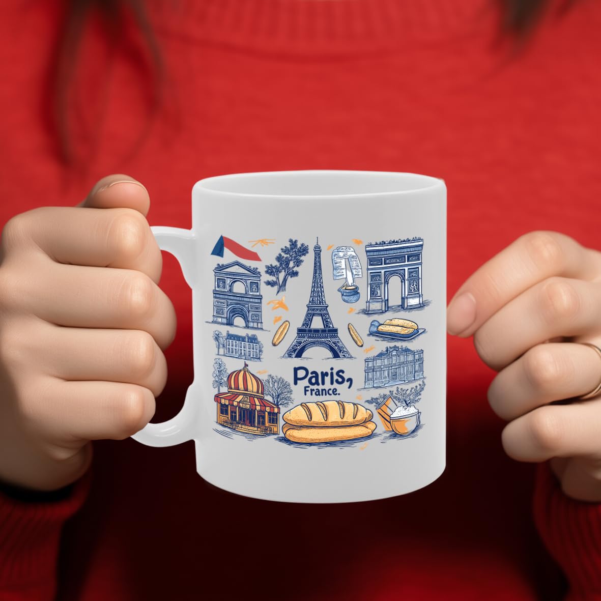 Paris France Themed  Selection (Paris 1) - Funny Printed Coffee Mug - Great Gift Idea