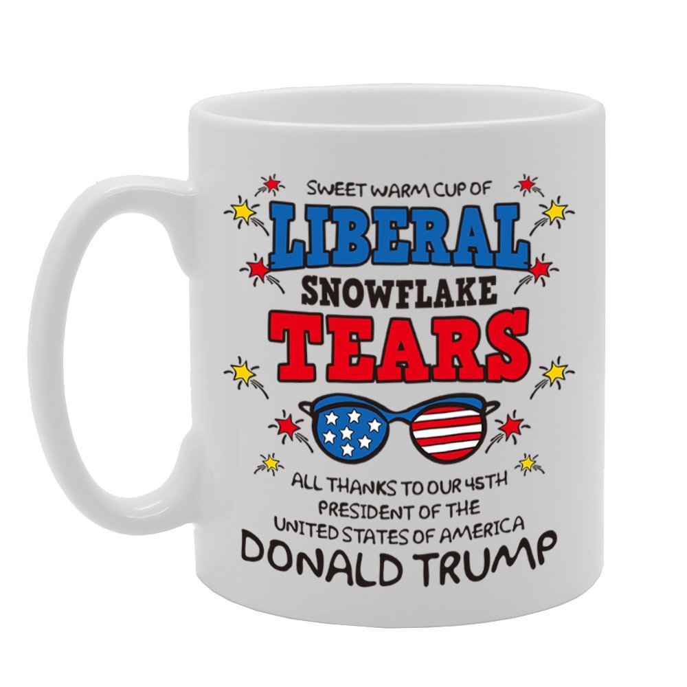 Liberal Snowflake Tears All Thanks To Donald Trump   Printed Tea Coffee Cermic  Mg4231 - Funny Printed Coffee Mug - Great Gift Idea