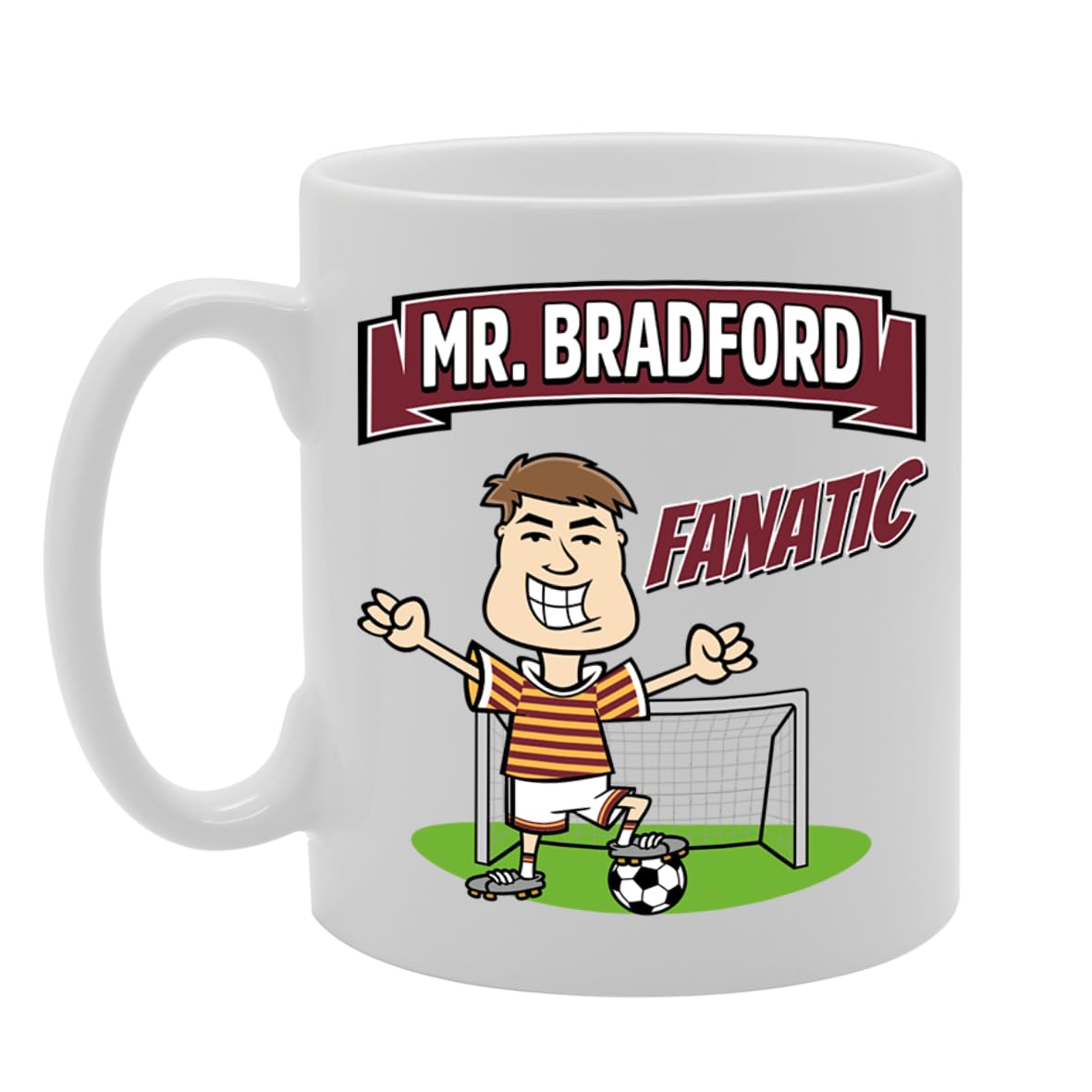 Mr Bradford Fanatic   Printed Tea Coffee Ceramic  Mg5884 - Funny Printed Coffee Mug - Great Gift Idea