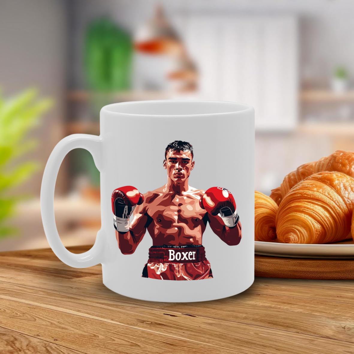 Mr Boxing  - Ideal For Boxers And Fight Fans, 11Oz Ceramic Coffee  For Combat Sports Enthusiasts And Gym Goers Mg5943 - Funny Printed Coffee Mug - Great Gift Idea
