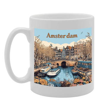 11Oz Dishwasher-Safe Ceramic  Featuring Popular Cities & Capitals From Europe And Around The World - Funny Printed Coffee Mug - Great Gift Idea