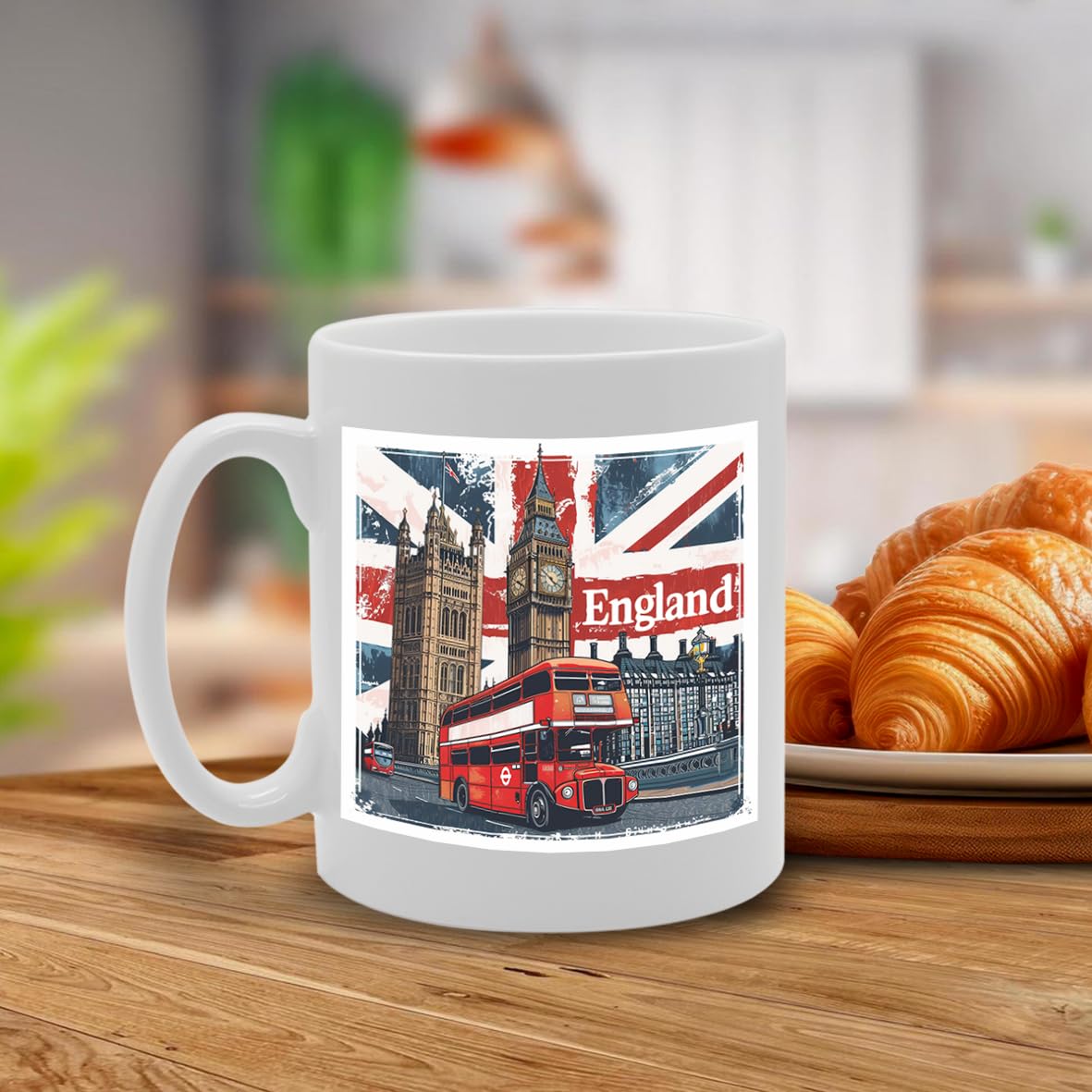 -   Printed Coffee Ceramic  Featuring Great Britain 4 Design (England 1) Mg6431 - Funny Printed Coffee Mug - Great Gift Idea