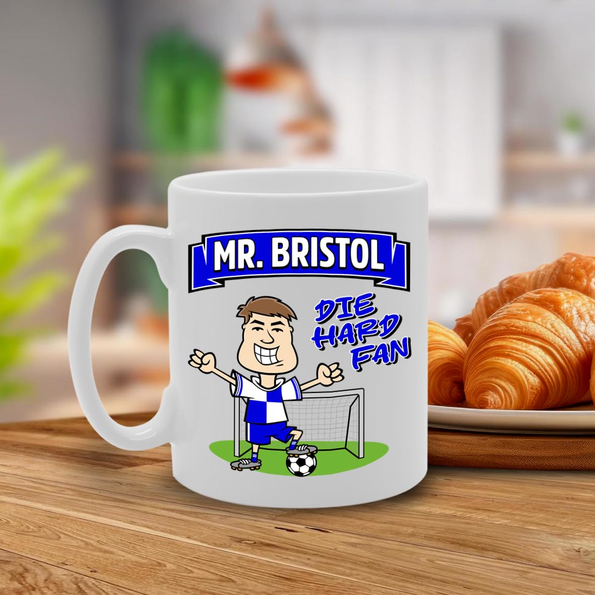 Mr Bristol Die Hard Fan   Printed Tea Coffee Ceramic  Mg5857 - Funny Printed Coffee Mug - Great Gift Idea
