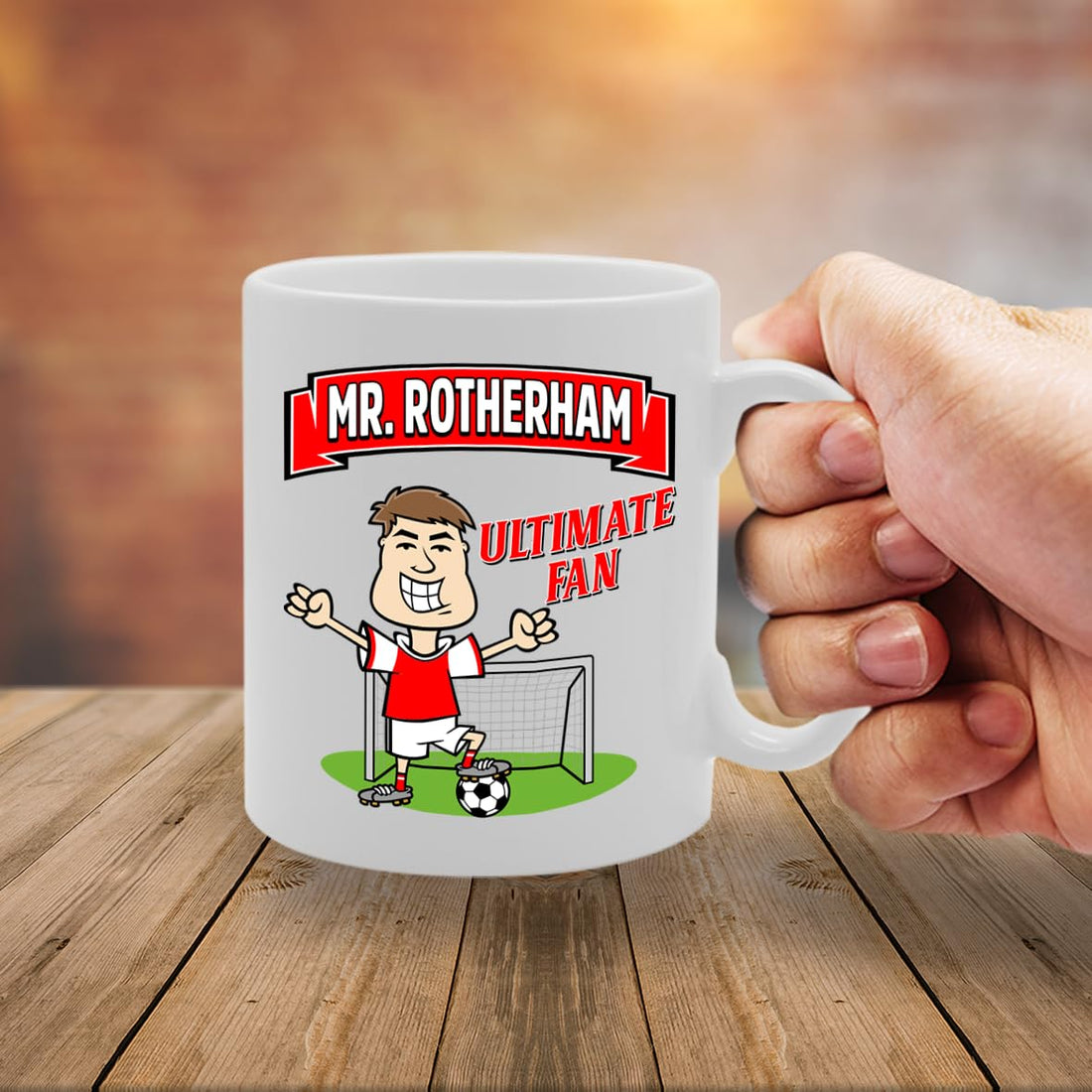 Mr Rotherham Ultimate Fan   Printed Tea Coffee Ceramic  Mg5844 - Funny Printed Coffee Mug - Great Gift Idea