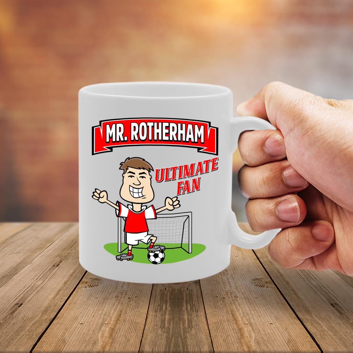 Mr Rotherham Ultimate Fan   Printed Tea Coffee Ceramic  Mg5844 - Funny Printed Coffee Mug - Great Gift Idea