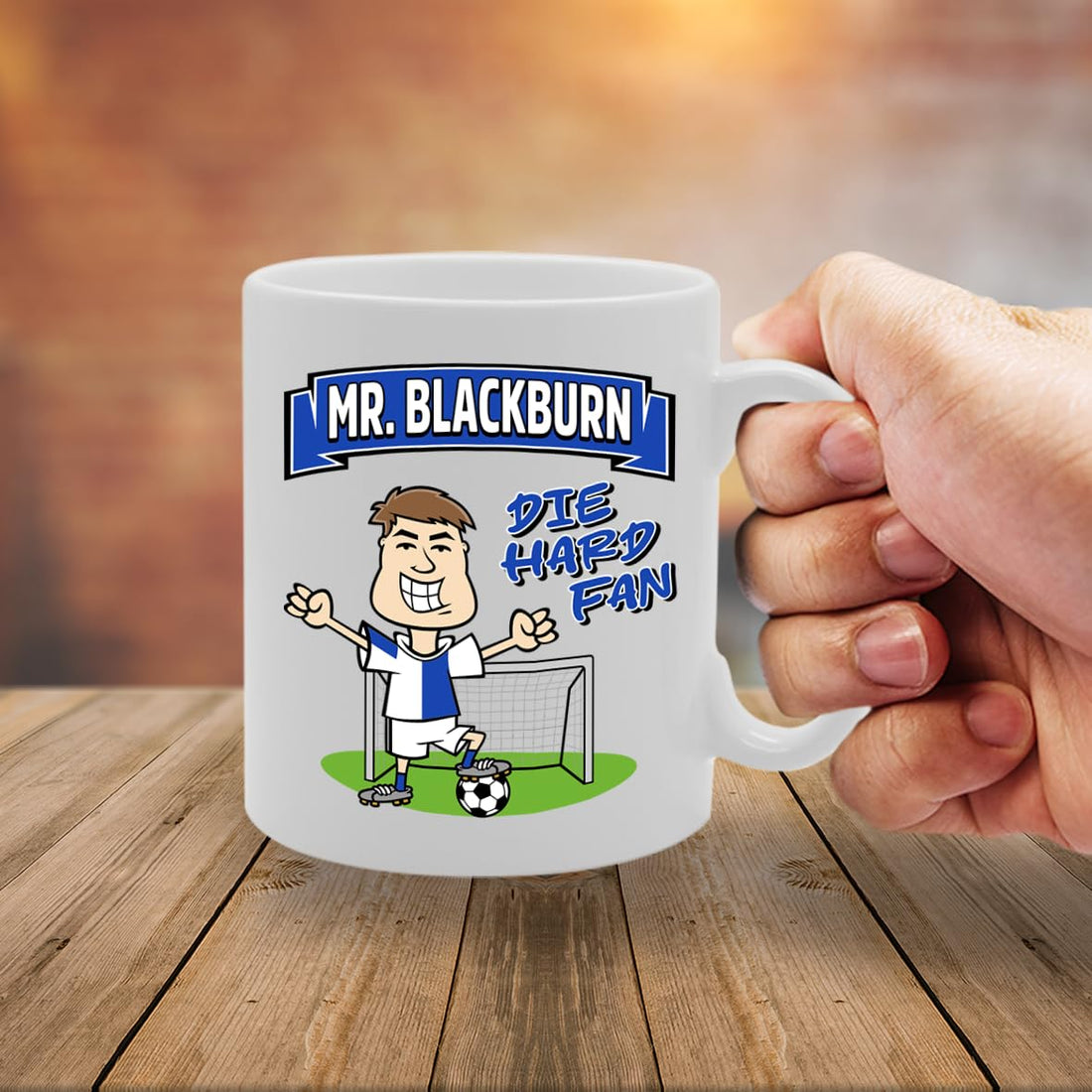 Mr Blackburn Die Hard Fan   Printed Tea Coffee Ceramic  Mg5837 - Funny Printed Coffee Mug - Great Gift Idea