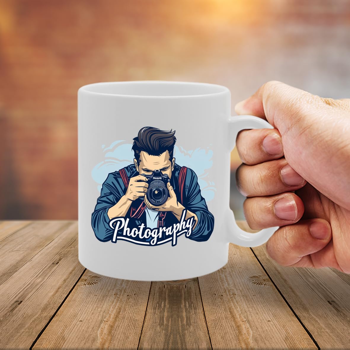 Mr Photography  - Ideal For Photographers And Camera Enthusiasts, 11Oz Ceramic Coffee  For Shutterbugs And Visual Artists Mg5976 - Funny Printed Coffee Mug - Great Gift Idea