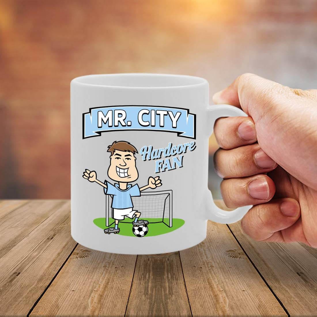 Mr City Hardcore Fan   Printed Tea Coffee Ceramic  Mg5803 - Funny Printed Coffee Mug - Great Gift Idea