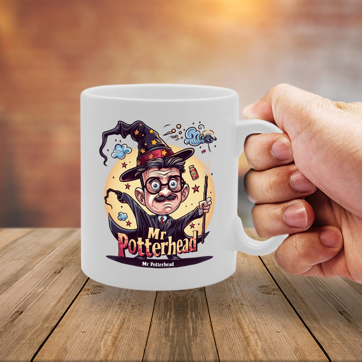 Mr Potterhead  - Designed For Wizarding World Fans, Book Lovers, Fantasy Enthusiasts, Durable Ceramic, Dishwasher Safe Mg6007 - Funny Printed Coffee Mug - Great Gift Idea