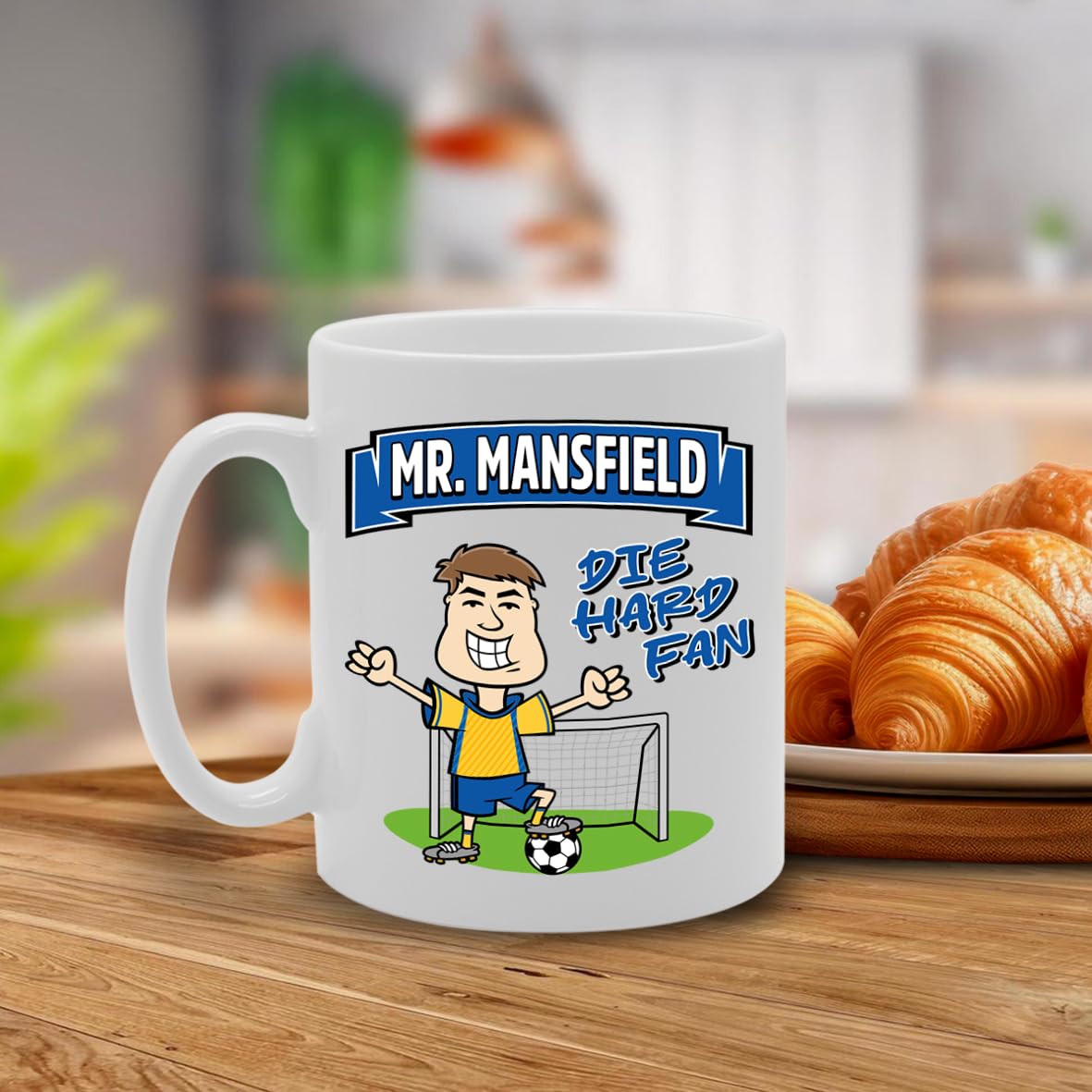 Mr Mansfield Die Hard Fan   Printed Tea Coffee Ceramic  Mg5869 - Funny Printed Coffee Mug - Great Gift Idea