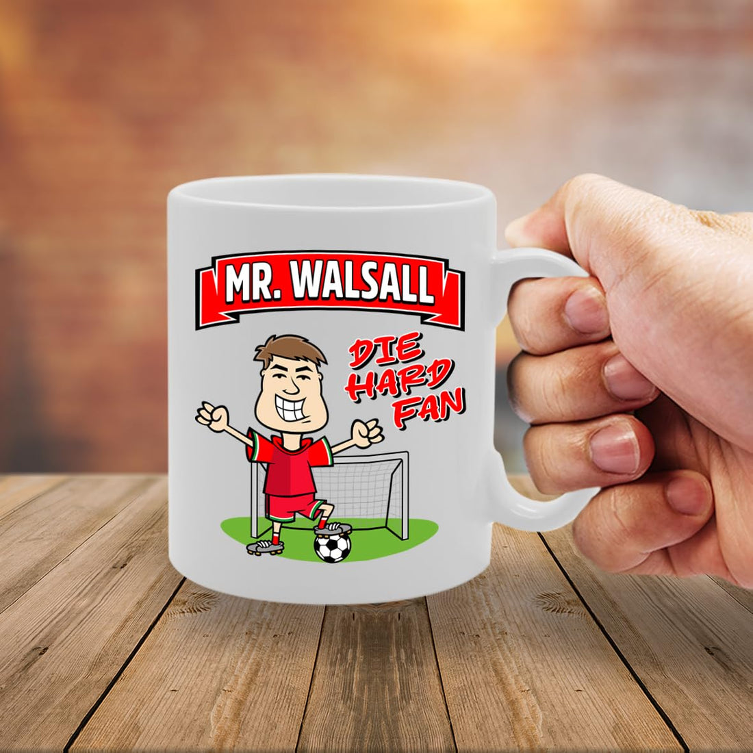 Mr Walsall Die Hard Fan   Printed Tea Coffee Ceramic  Mg5876 - Funny Printed Coffee Mug - Great Gift Idea