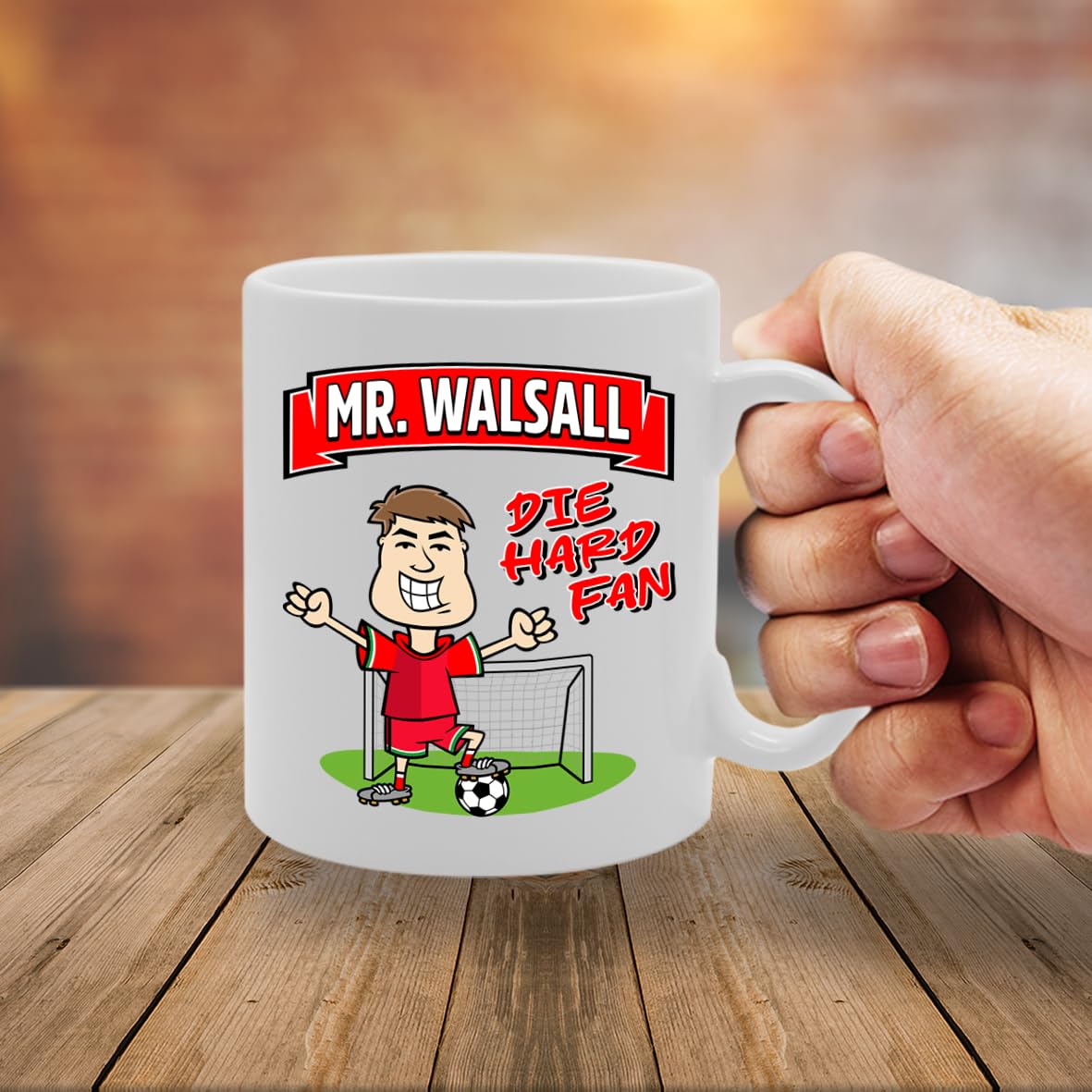 Mr Walsall Die Hard Fan   Printed Tea Coffee Ceramic  Mg5876 - Funny Printed Coffee Mug - Great Gift Idea