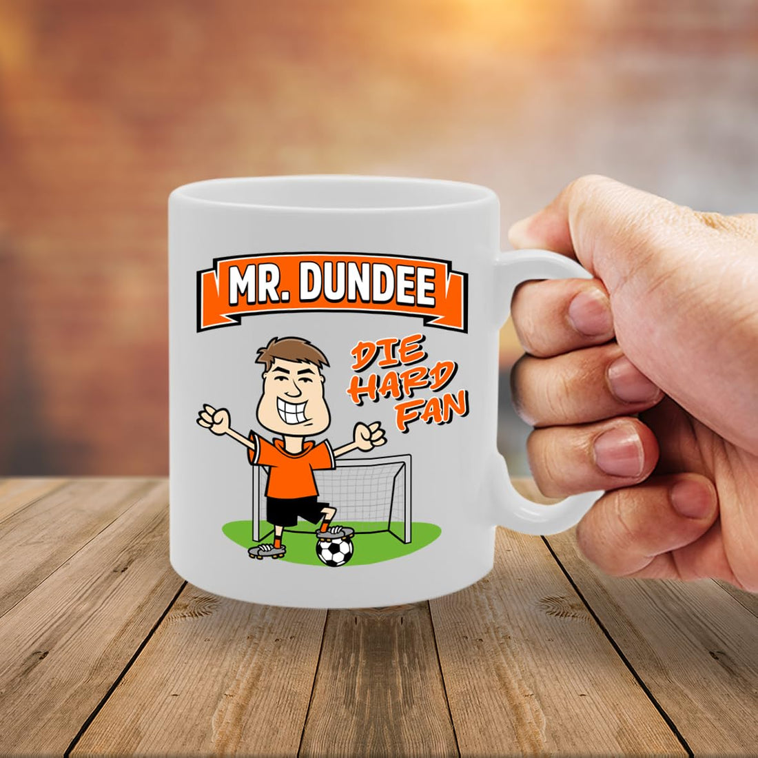 Mr Dundee Die Hard Fan   Printed Tea Coffee Ceramic  Mg5897 - Funny Printed Coffee Mug - Great Gift Idea