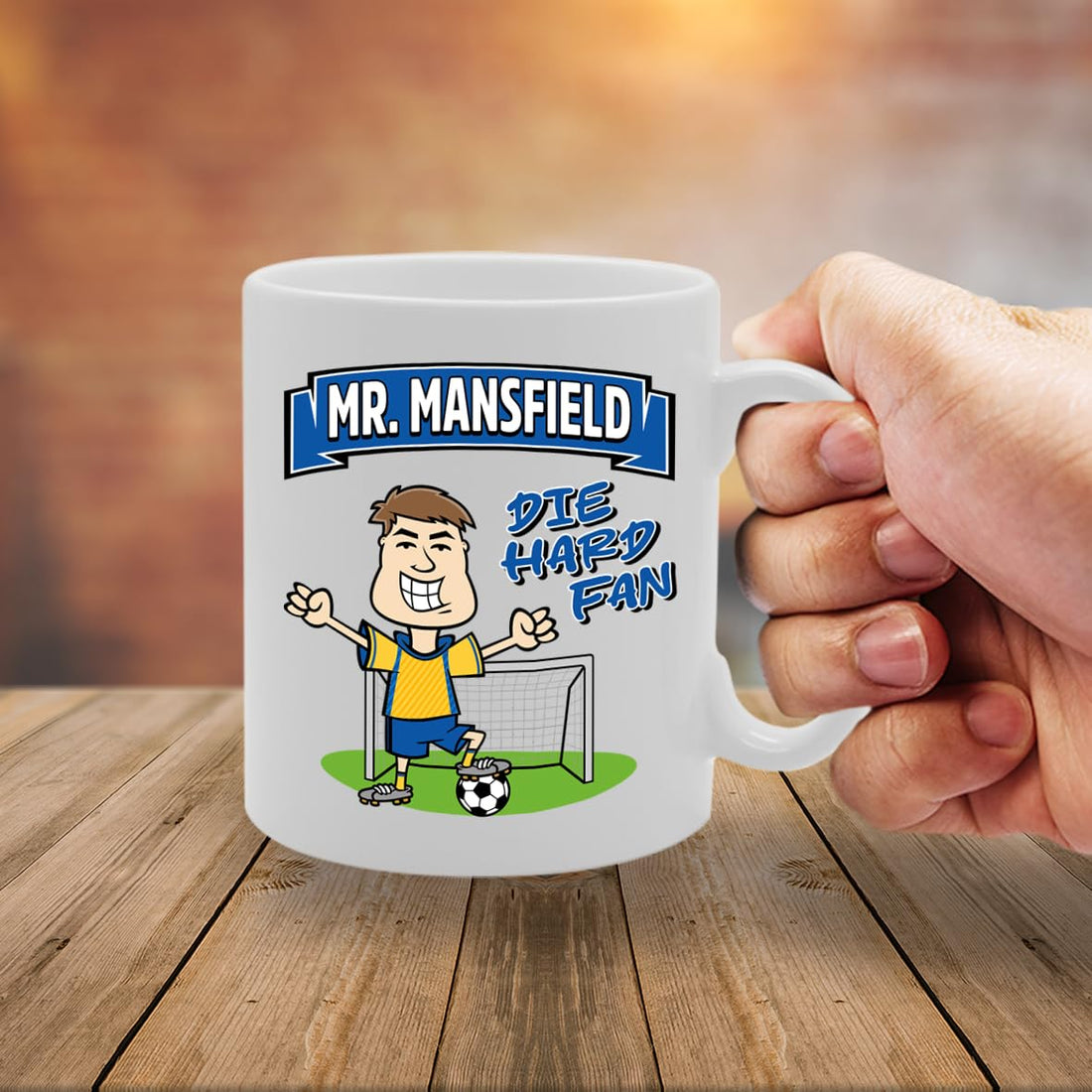 Mr Mansfield Die Hard Fan   Printed Tea Coffee Ceramic  Mg5869 - Funny Printed Coffee Mug - Great Gift Idea
