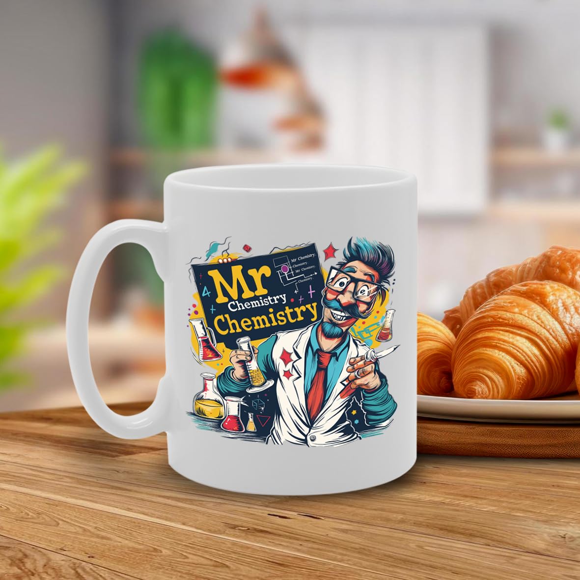 Mr Chemistry  - Created For Chemistry Teachers, Scientists, Research Enthusiasts, Sturdy Ceramic, Dishwasher Safe, Ideal For Celebrating Science And Education Mg6024 - Funny Printed Coffee Mug - Great Gift Idea