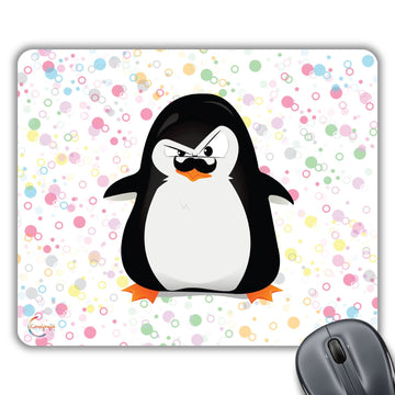CP030 Funny Penguin Man Novelty Gift Printed PC Laptop Computer Mouse Mat Pad