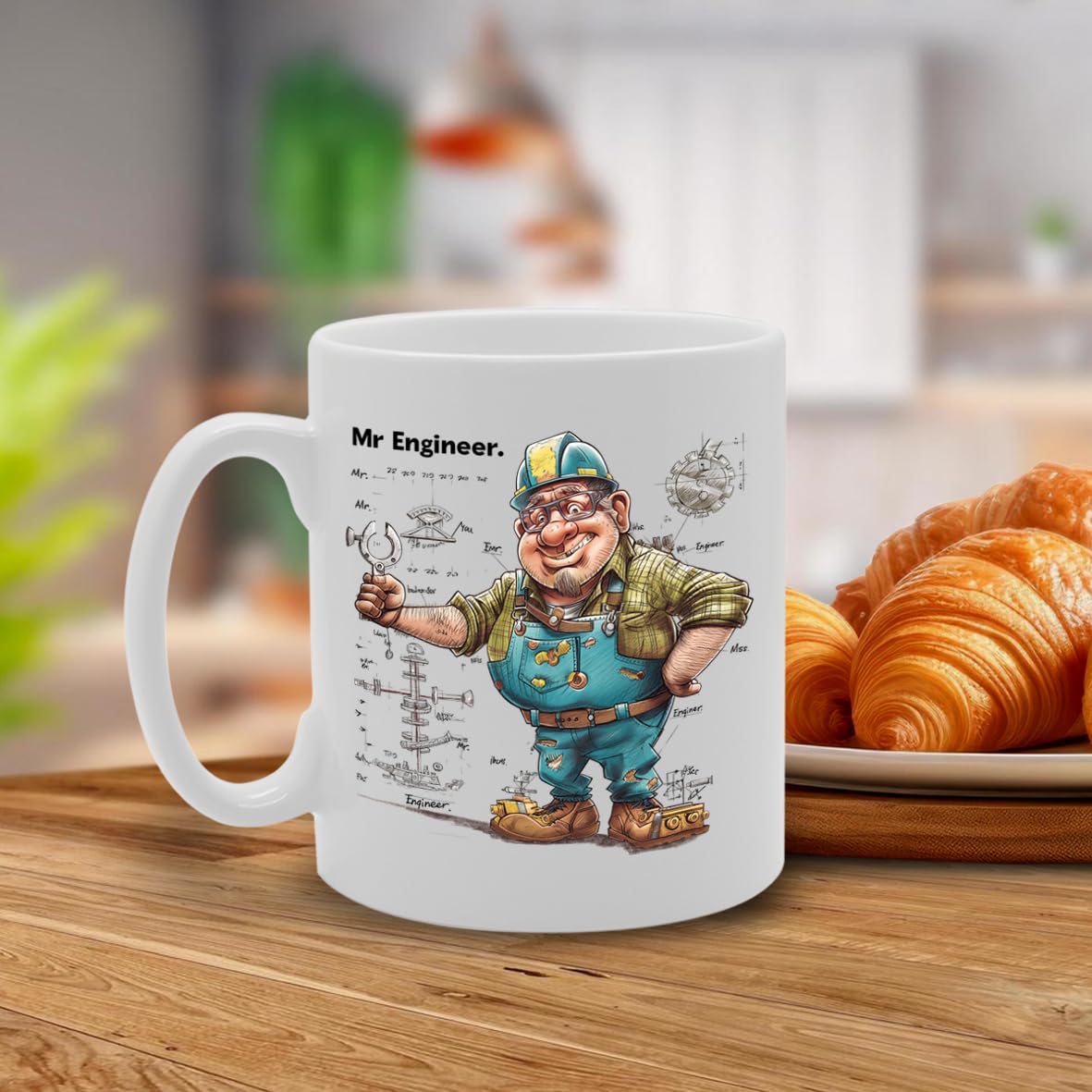 Mr Engineer  - For Engineers, Stem Professionals, Tech Enthusiasts, Durable Ceramic, Dishwasher Safe Mg6042 - Funny Printed Coffee Mug - Great Gift Idea