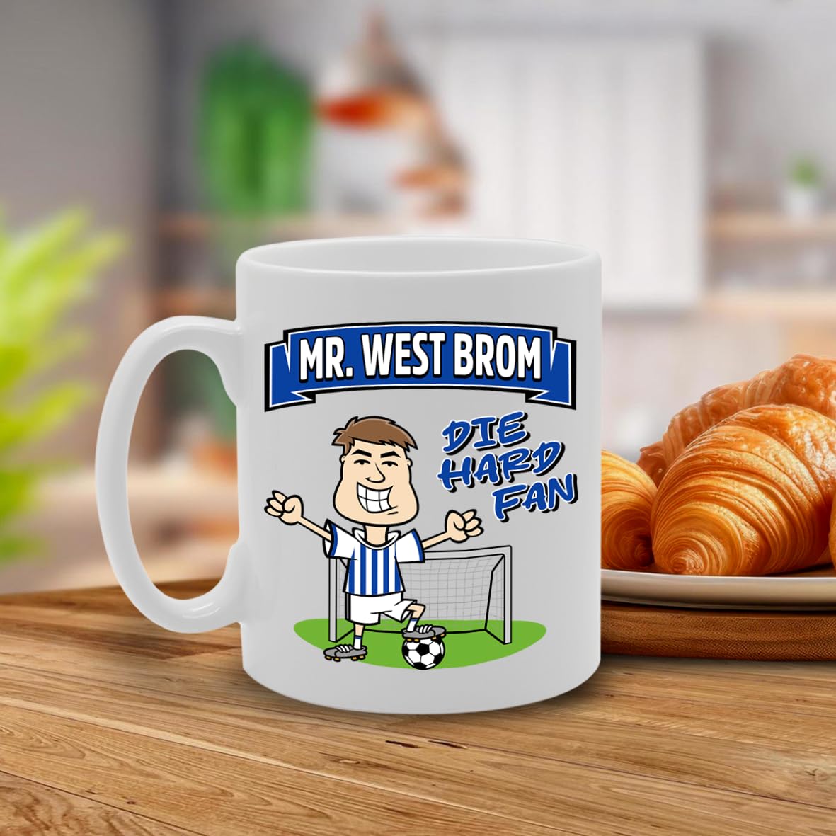 Mr West Brom Die Hard Fan   Printed Tea Coffee Ceramic  Mg5825 - Funny Printed Coffee Mug - Great Gift Idea