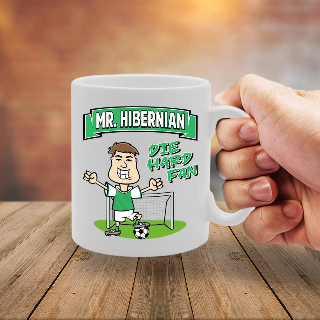 Mr Hibernian Die Hard Fan   Printed Tea Coffee Ceramic  Mg5899 - Funny Printed Coffee Mug - Great Gift Idea