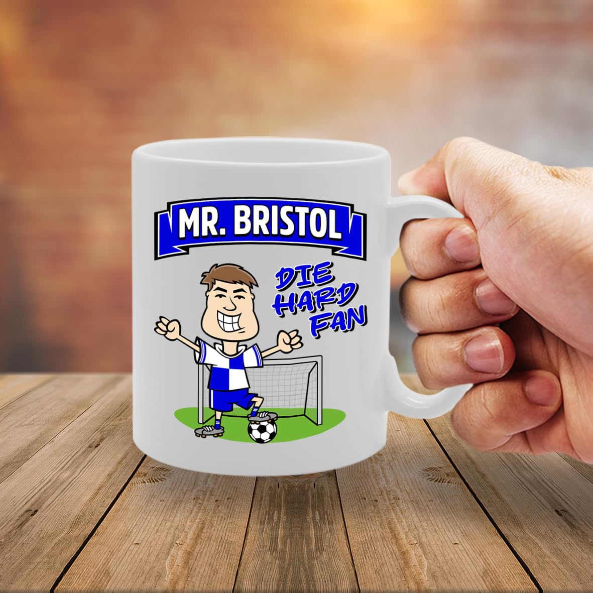 Mr Bristol Die Hard Fan   Printed Tea Coffee Ceramic  Mg5857 - Funny Printed Coffee Mug - Great Gift Idea