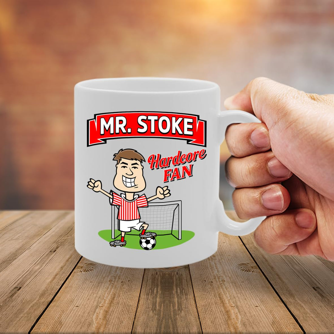 Mr Stoke Hardcore Fan   Printed Tea Coffee Ceramic  Mg5839 - Funny Printed Coffee Mug - Great Gift Idea