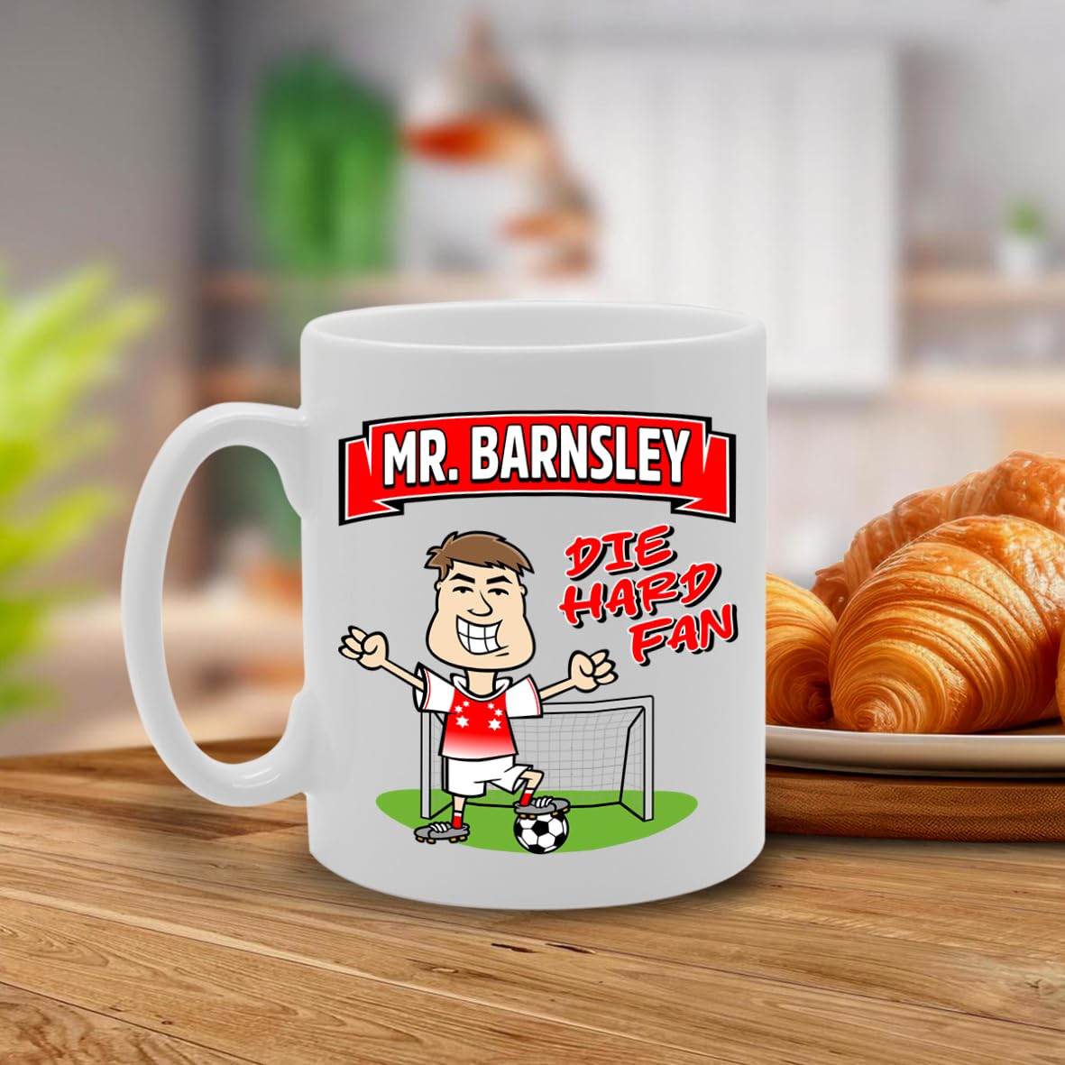 Mr Barnsley Die Hard Fan   Printed Tea Coffee Ceramic  Mg5849 - Funny Printed Coffee Mug - Great Gift Idea