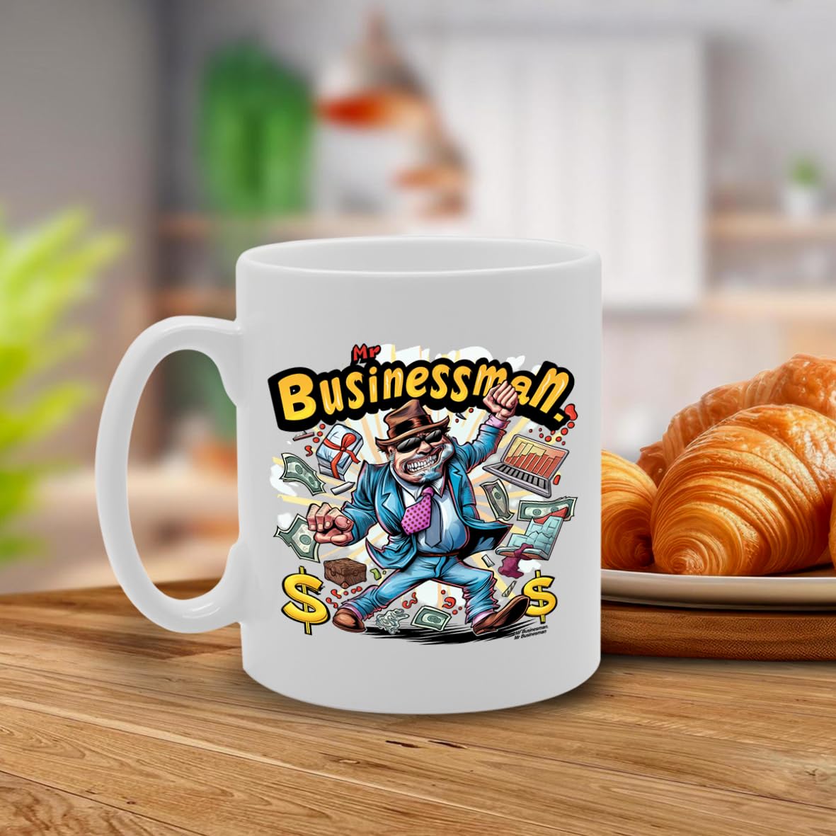 Mr Businessman  - For Business Professionals, Entrepreneurs, Executives, Durable Ceramic, Dishwasher Safe, Premium Print Mg6065 - Funny Printed Coffee Mug - Great Gift Idea