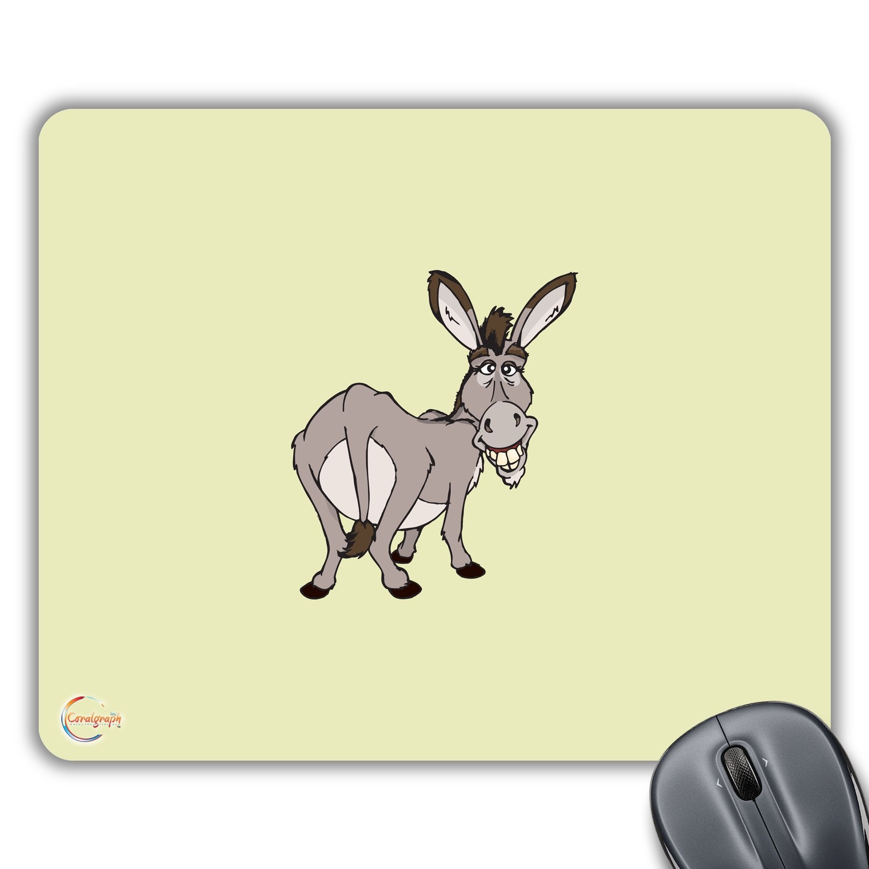 CP015 Funny Similing Ass! Novelty Gift Printed PC Laptop Computer Mouse Mat Pad
