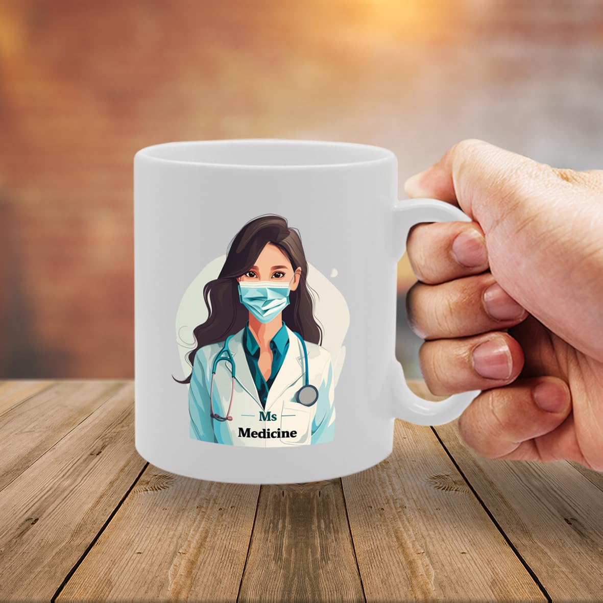 Ms Medicine  - Ideal For Female Doctors And Healthcare Professionals, 11Oz Ceramic Coffee  For Medical Experts And Health Enthusiasts Mg5966 - Funny Printed Coffee Mug - Great Gift Idea