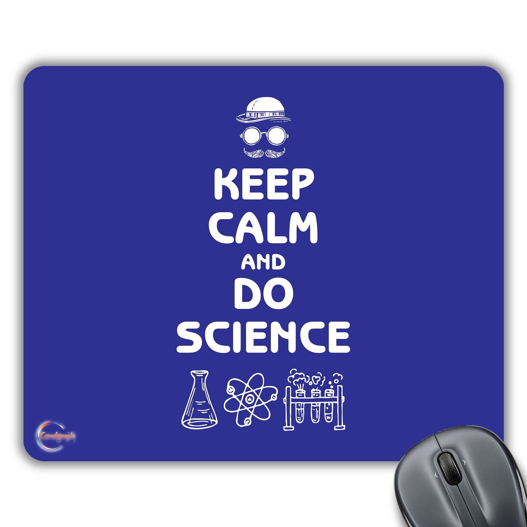 CP351 Keep Calm and DO Science Novelty Gift Printed PC Laptop Computer Mouse Mat Pad