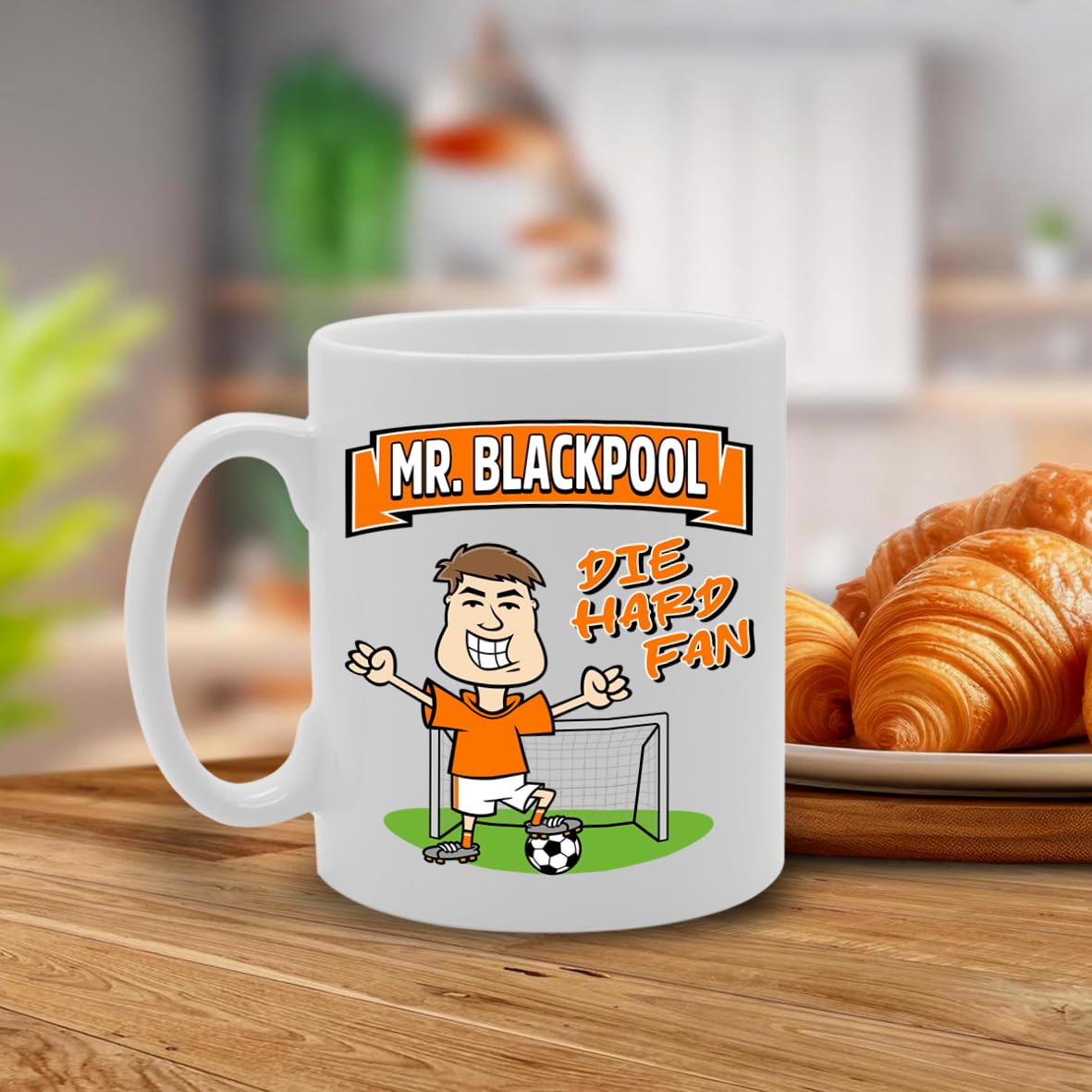 Mr Blackpool Die Hard Fan   Printed Tea Coffee Ceramic  Mg5853 - Funny Printed Coffee Mug - Great Gift Idea